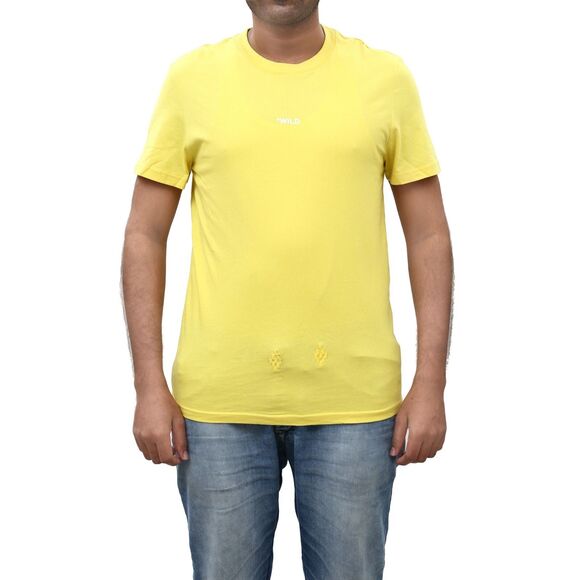 Zadig & Voltaire Men's Ted Photoprint Wild T-shirt Lemon Ribbed XS New 223211 - Picture 3 of 6